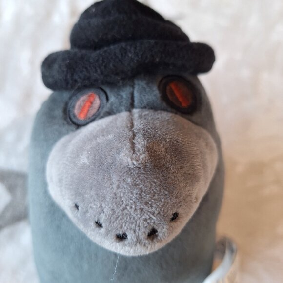 Toikido Among Us Black Top Hat Plague Doctor Crow Crewmate 7" Tall‎ Plush Toy - Picture 2 of 8
